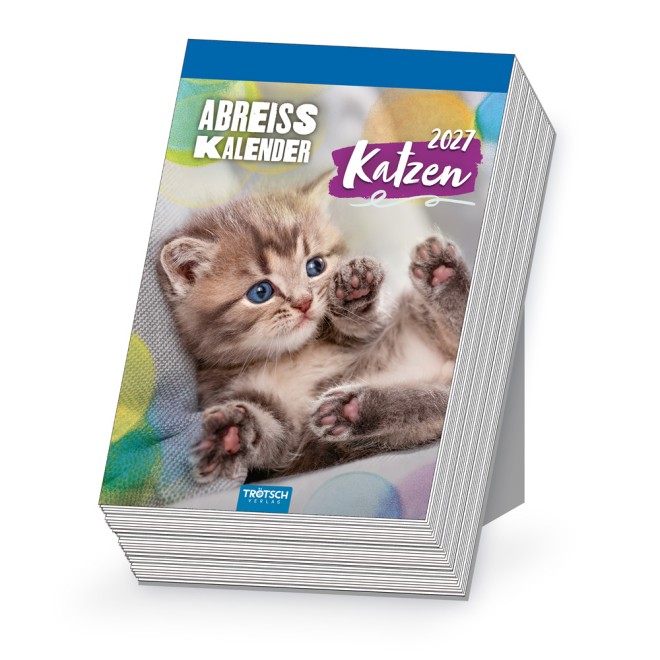 Abreißkalender Katzen 2027