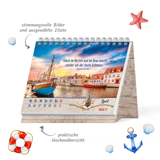Aufstellwochenkalender Maritime Momente 2027