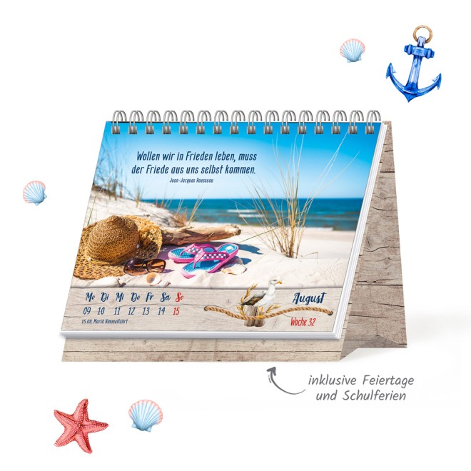 Aufstellwochenkalender Maritime Momente 2027
