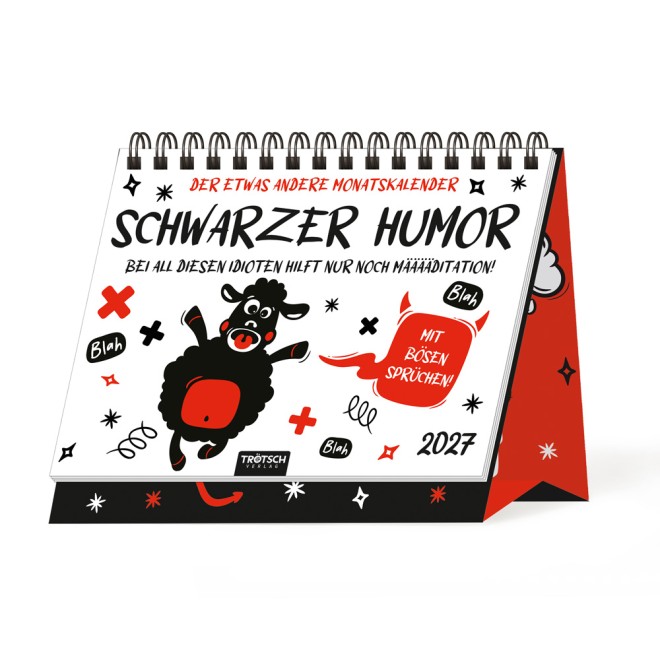 Aufstellkalender Schwarzer Humor 2027