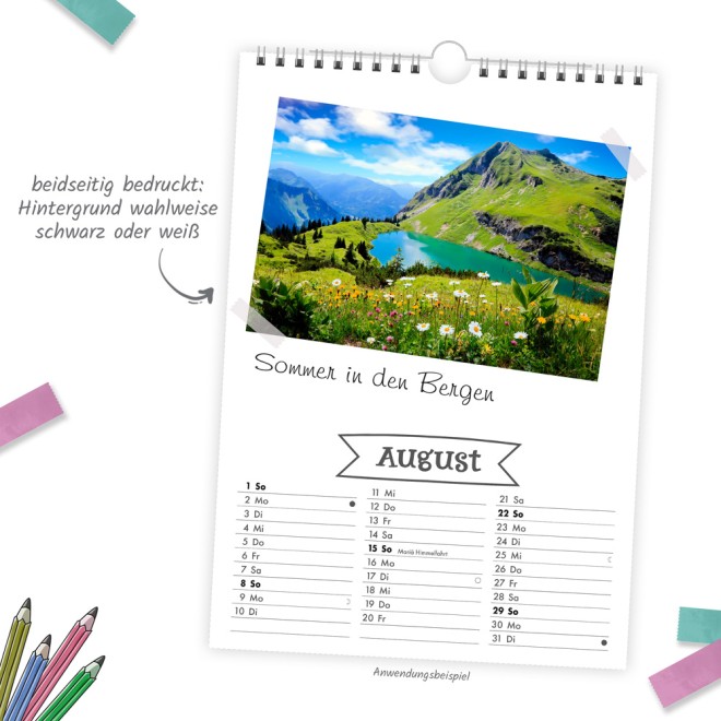 Foto- und Bastelkalender A4 2027