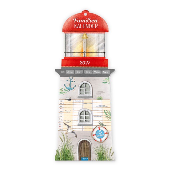 Familienkalender Leuchtturm 2027