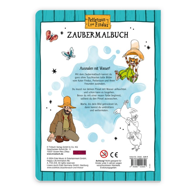 PETTERSSON & FINDUS Zaubermalbuch