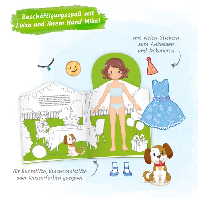 Beschäftigungsbuch "Meine liebste Anziehpuppe"