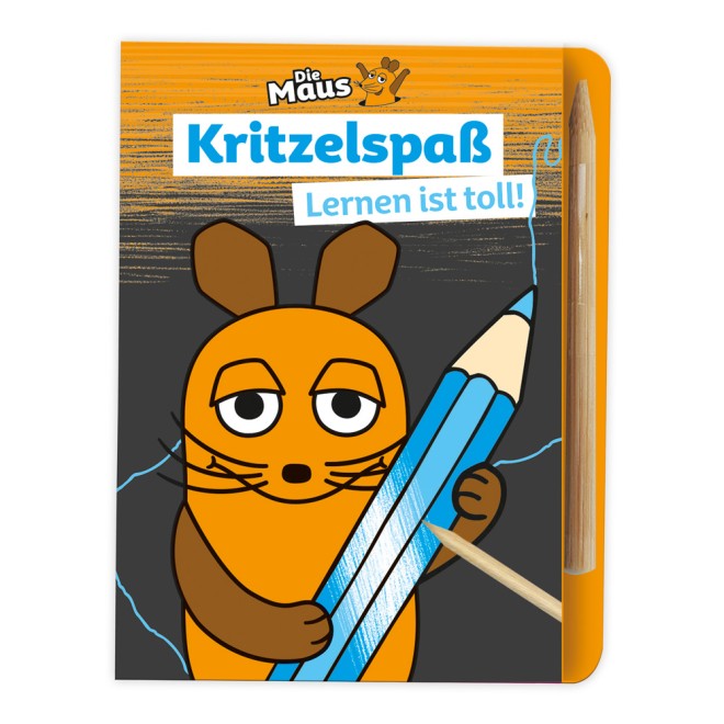 DIE MAUS Mini-Kratzblock "Lernen"