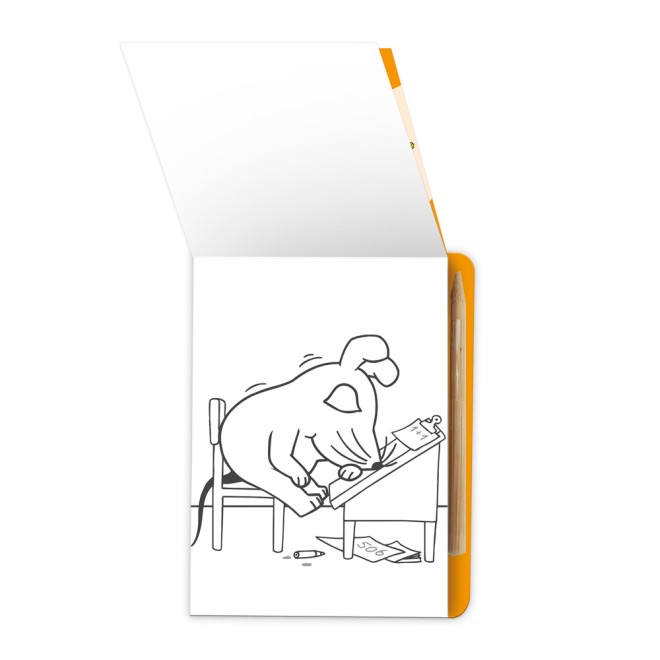 DIE MAUS Mini-Kratzblock "Lernen"