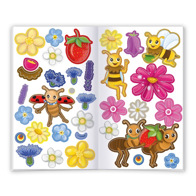 Stickermalbuch "Wiesenfreunde"