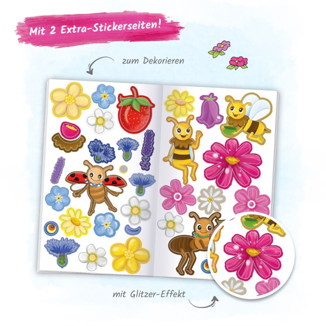 Stickermalbuch "Wiesenfreunde"