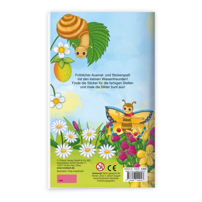 Stickermalbuch "Wiesenfreunde"