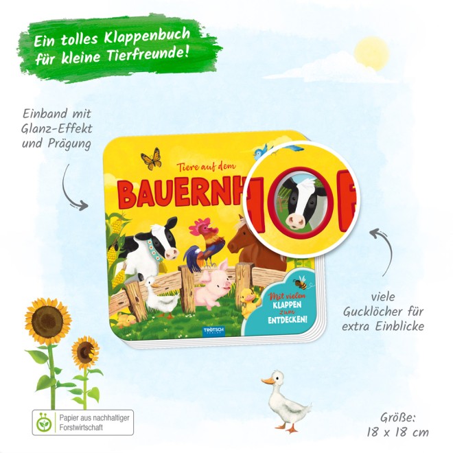 Mein erstes Klappenbuch "Tiere auf dem Bauernhof"