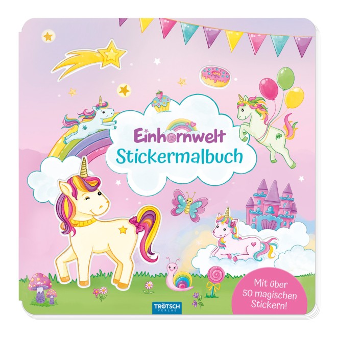 Stickermalbuch "Einhornwelt"