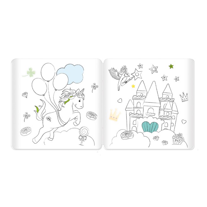Stickermalbuch "Einhornwelt"