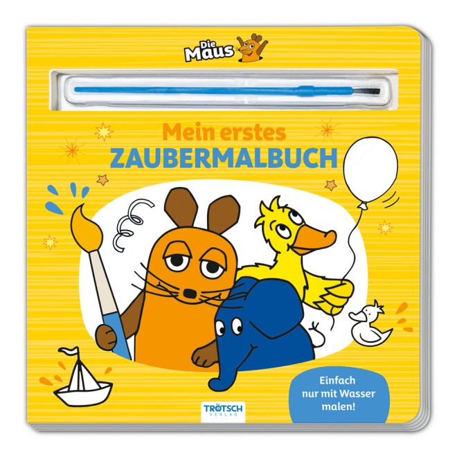 Die Maus Malbuch "Mein erstes Zaubermalbuch"