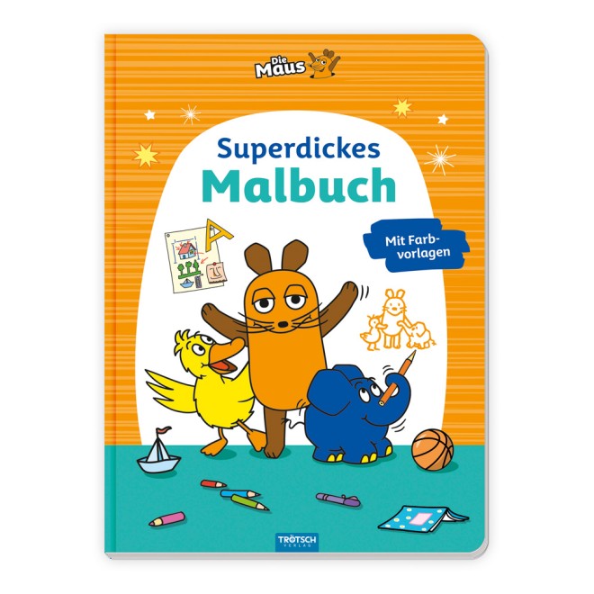 Superdickes Malbuch - DIE MAUS