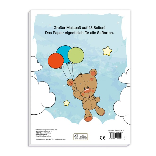Mein kunterbuntes Malbuch