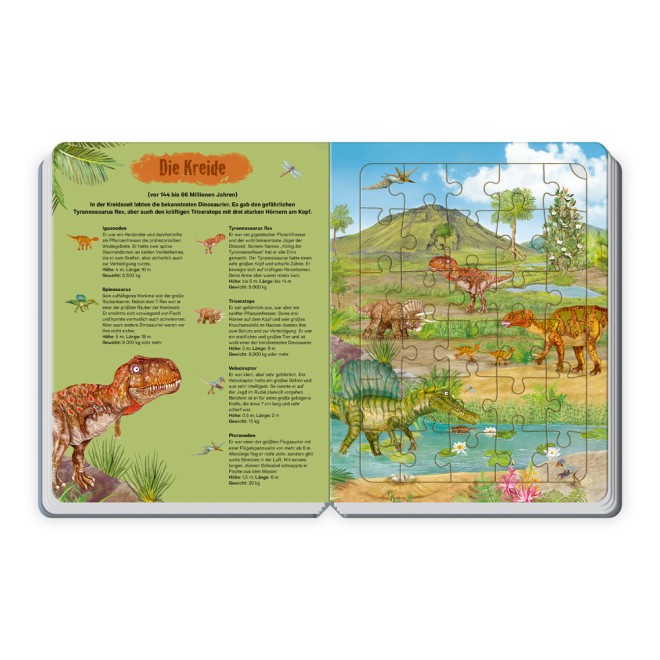 Puzzlebuch Dinosaurier
