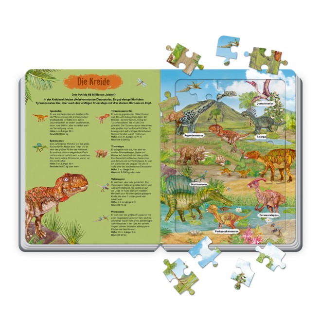 Puzzlebuch Dinosaurier