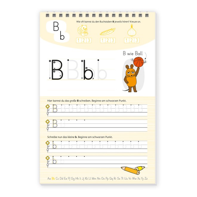 Spurrille DIE MAUS Buchstaben