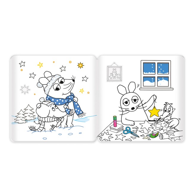 Die Maus Stickermalbuch Winter Malbuch mit Stickern | Ab 4 Jahren