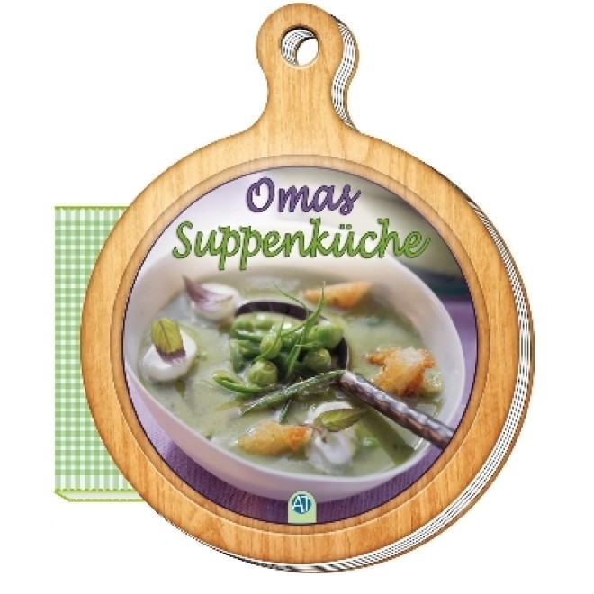 Rezeptbuch Brettchen "Omas Suppenküche"
