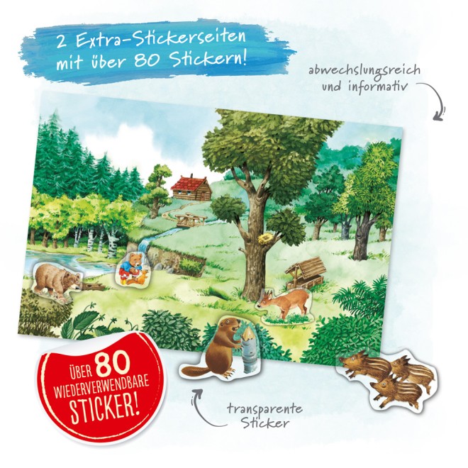 Stickerbuch "Der Wald"