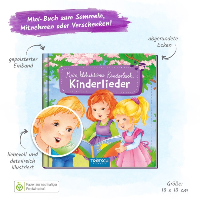 Mein klitzekleines Kinderbuch "Kinderlieder"