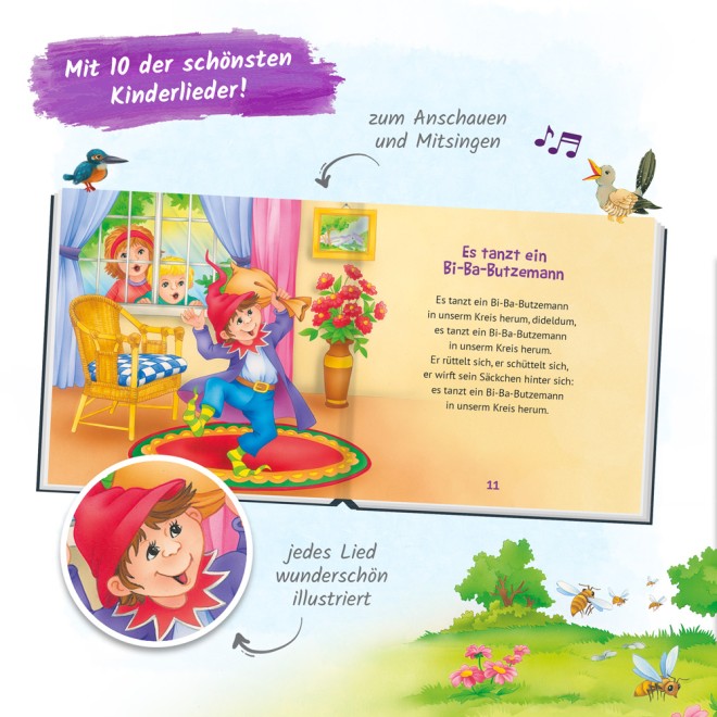 Mein klitzekleines Kinderbuch "Kinderlieder"