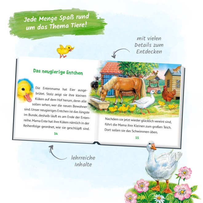 Mein klitzekleines Kinderbuch "Tiergeschichten"