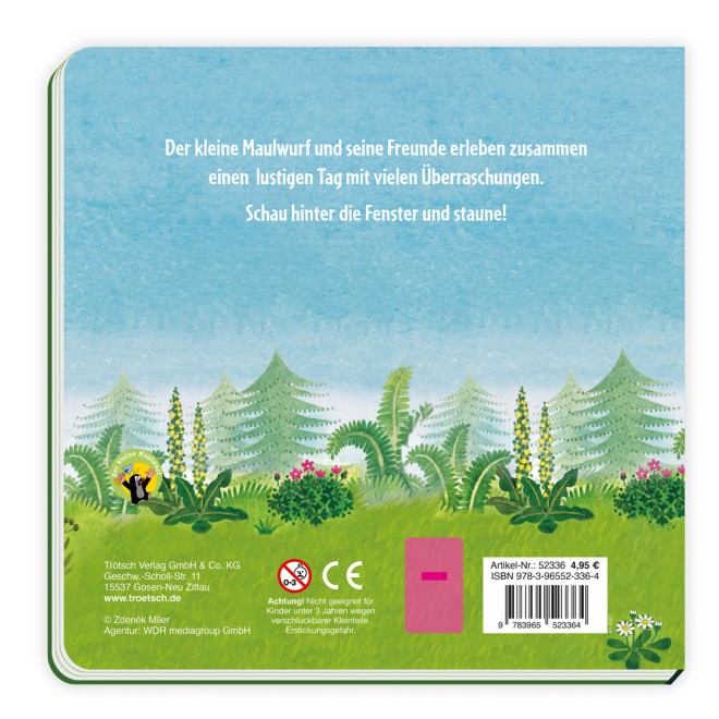 DER KLEINE MAULWURF Fensterbuch