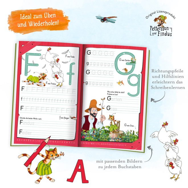 PETTERSSON & FINDUS Übungsbuch Buchstaben