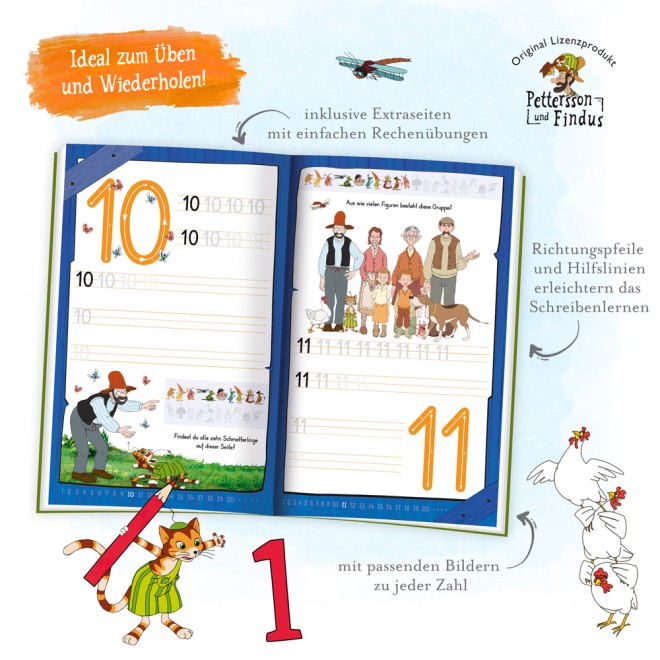 PETTERSSON & FINDUS Übungsbuch Zahlen