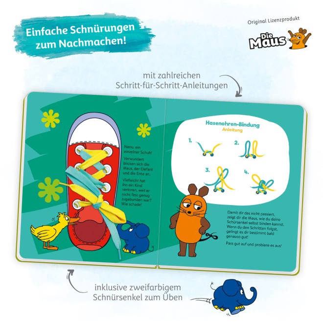 DIE MAUS Schnürsenkel-Buch