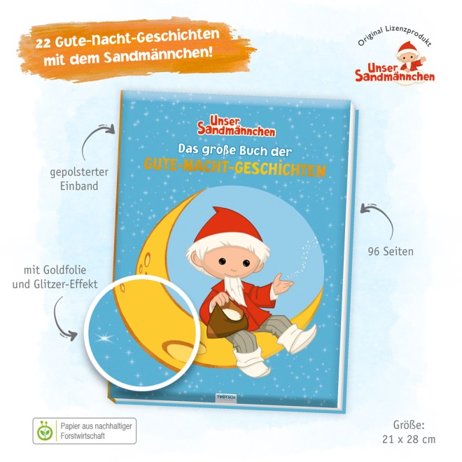 UNSER SANDMÄNNCHEN Das Große Buch der Gute Nacht Geschichten
