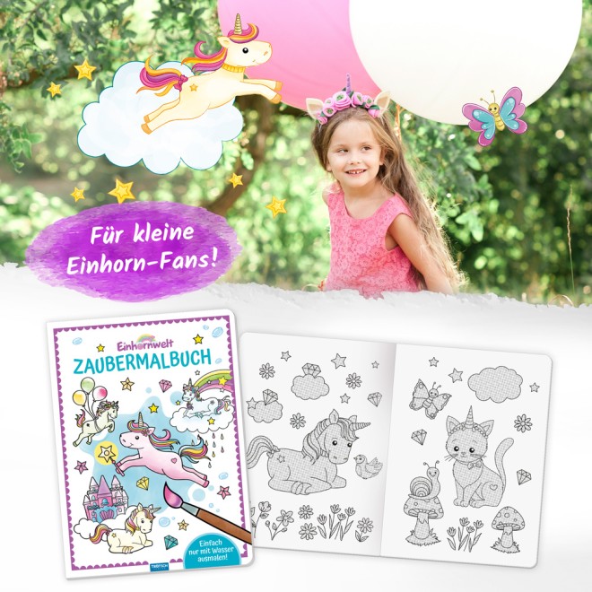 Zaubermalbuch "Einhornwelt"