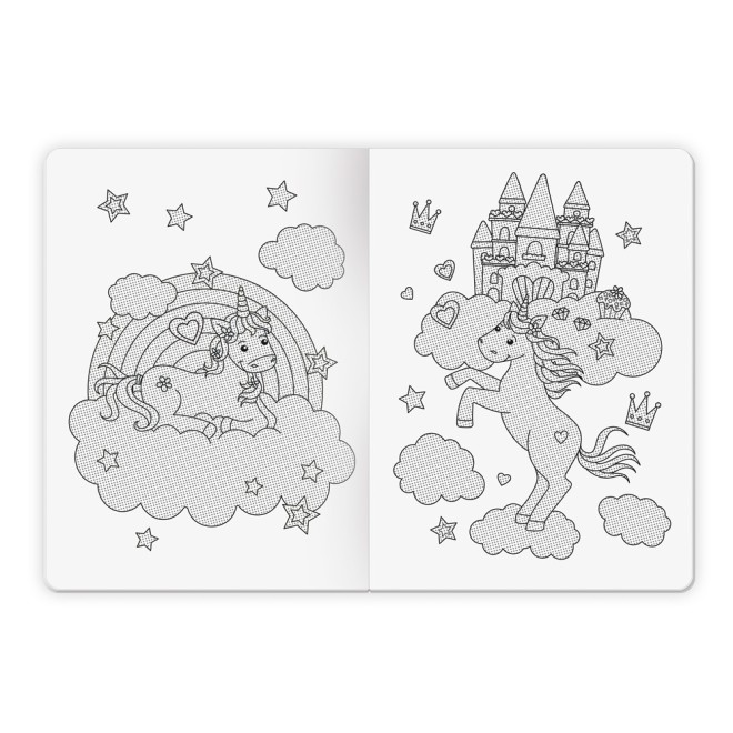Zaubermalbuch "Einhornwelt"