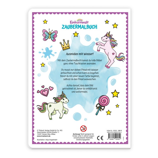 Zaubermalbuch "Einhornwelt"