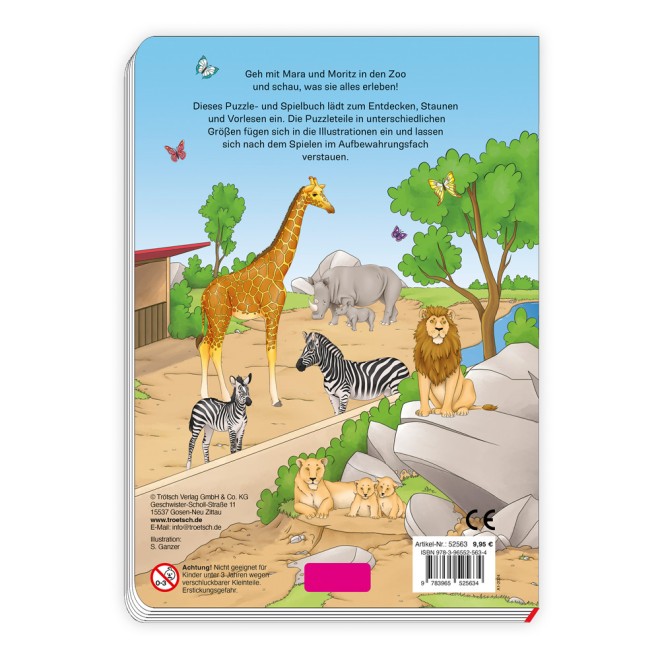 Puzzle- und Spielbuch "Im Zoo"