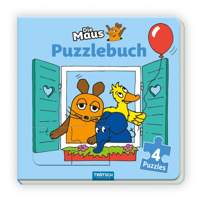 DIE MAUS Puzzlebuch quadratisch