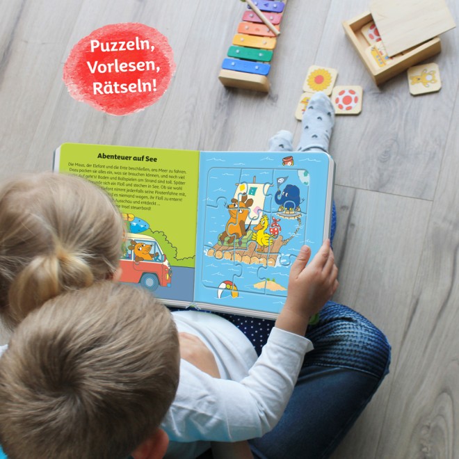 DIE MAUS Puzzlebuch quadratisch