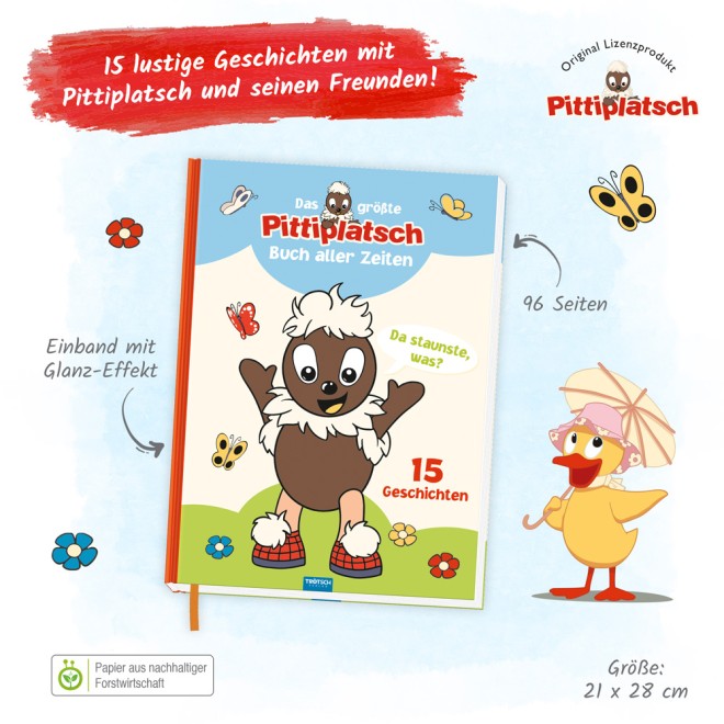 UNSER SANDMÄNNCHEN Das größte Pittiplatsch-Buch