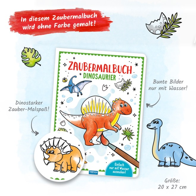 Zaubermalbuch "Dinosaurier"