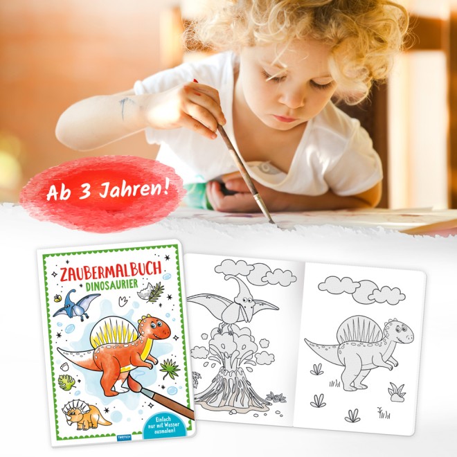 Zaubermalbuch "Dinosaurier"