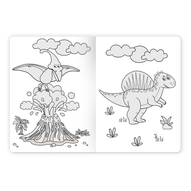 Zaubermalbuch "Dinosaurier"