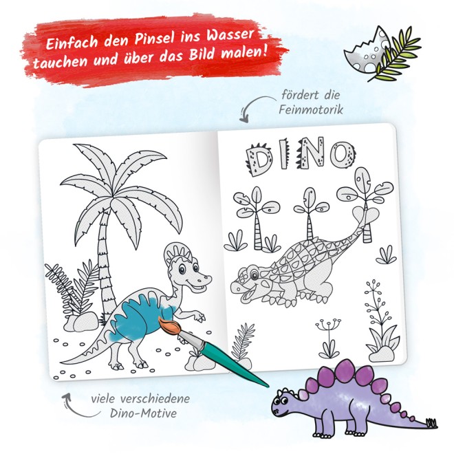 Zaubermalbuch "Dinosaurier"