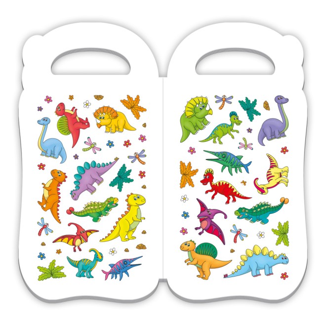 Malbuch Rubbelsticker "Dino"