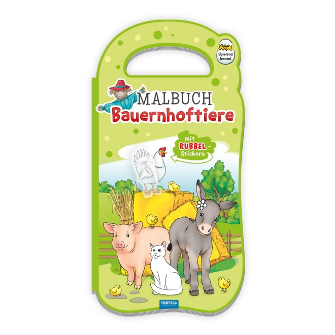 Malbuch Rubbelsticker "Bauernhof"