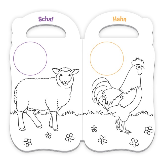 Malbuch Rubbelsticker "Bauernhof"