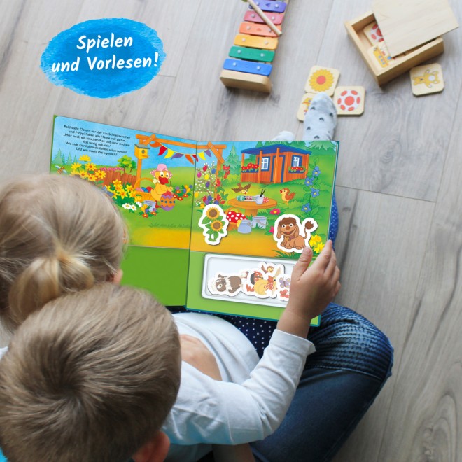 UNSER SANDMÄNNCHEN Magnet-Spielbuch "Pittiplatsch"