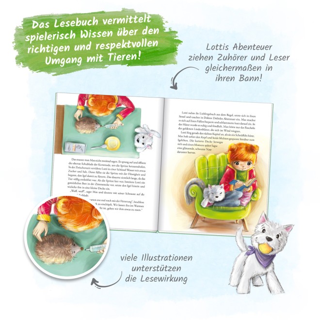 Vorlesebuch Lotti, die kleine Tierärztin "Ein Platz für Tiere"