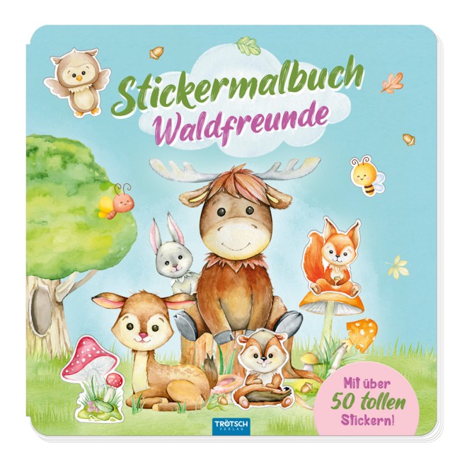 Stickermalbuch "Waldfreunde"